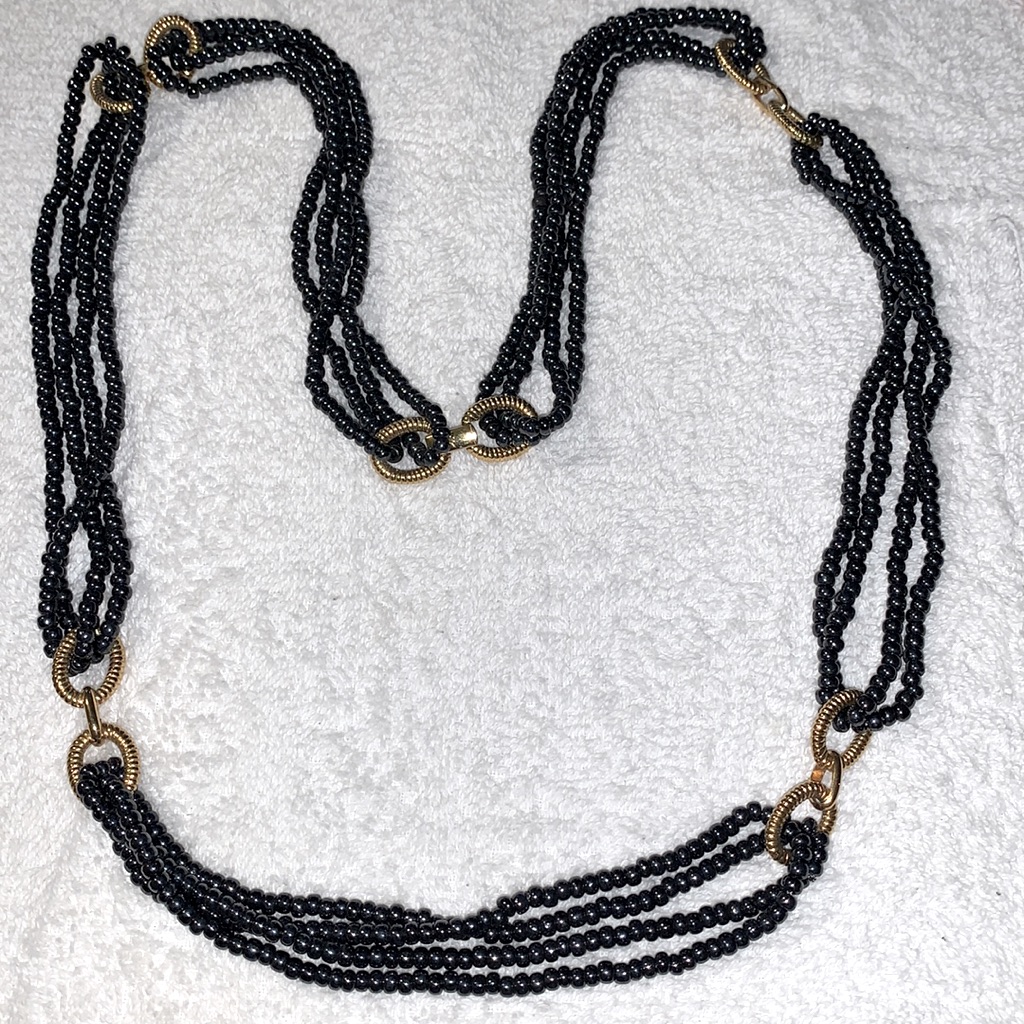 Multi Stranded Tiny Bead Necklace